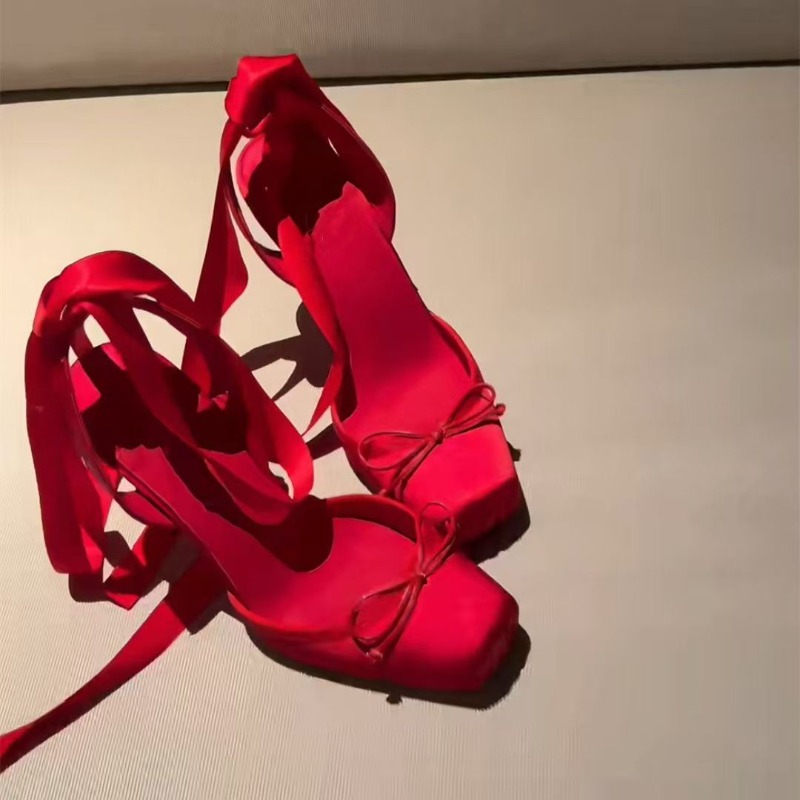 Red High-heeled Shoes, Women's - Women'S Shoes Quality ulasan dan harga