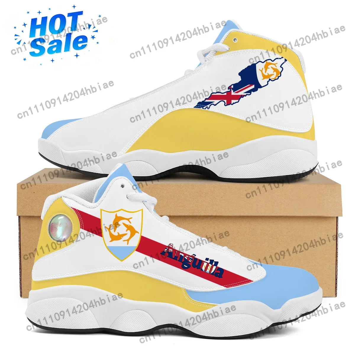 ANGUILLA Flag Print Custom Coo - Women Shoes Tennis ulasan dan harga