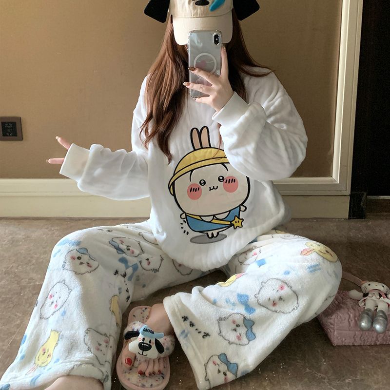 Cartoon Usagi Fleece Pajama Se - Women Shoes Xxl ulasan dan harga