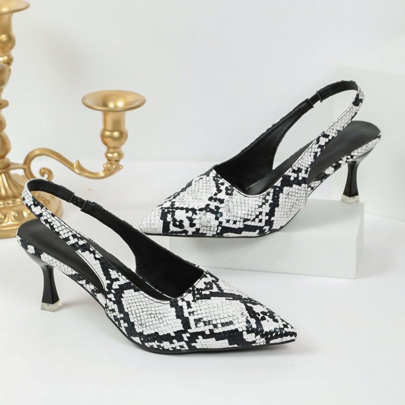Slingback Snake Skin Pumps Sti - Women'S Shoes Quality ulasan dan harga
