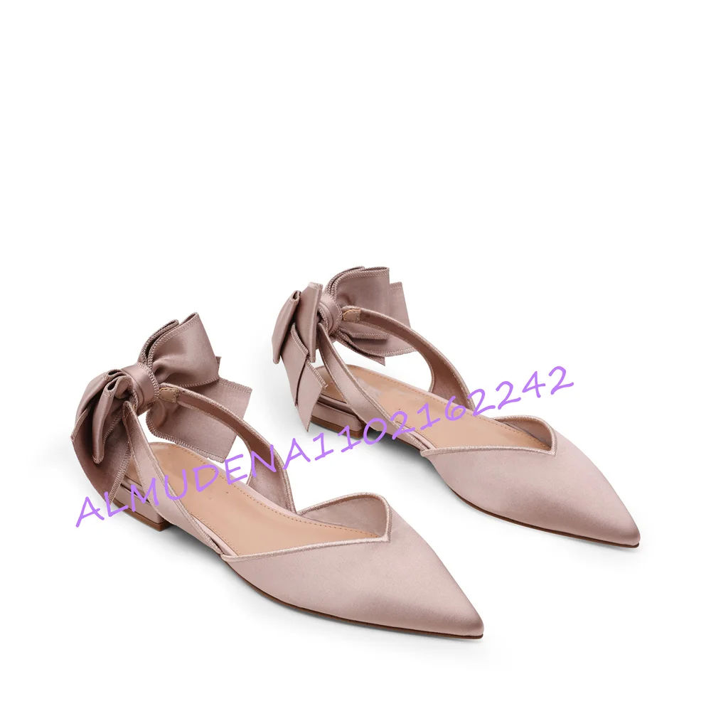 Elegant Women Satin Pointed To - Mule Slip On ulasan dan harga