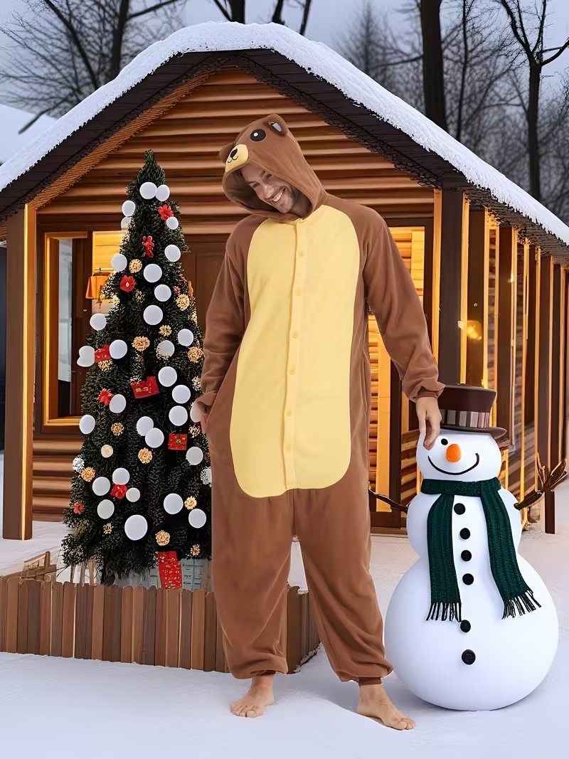 Adult Brown Bear Kigurumi Unic - Women Shoes Xxl ulasan dan harga