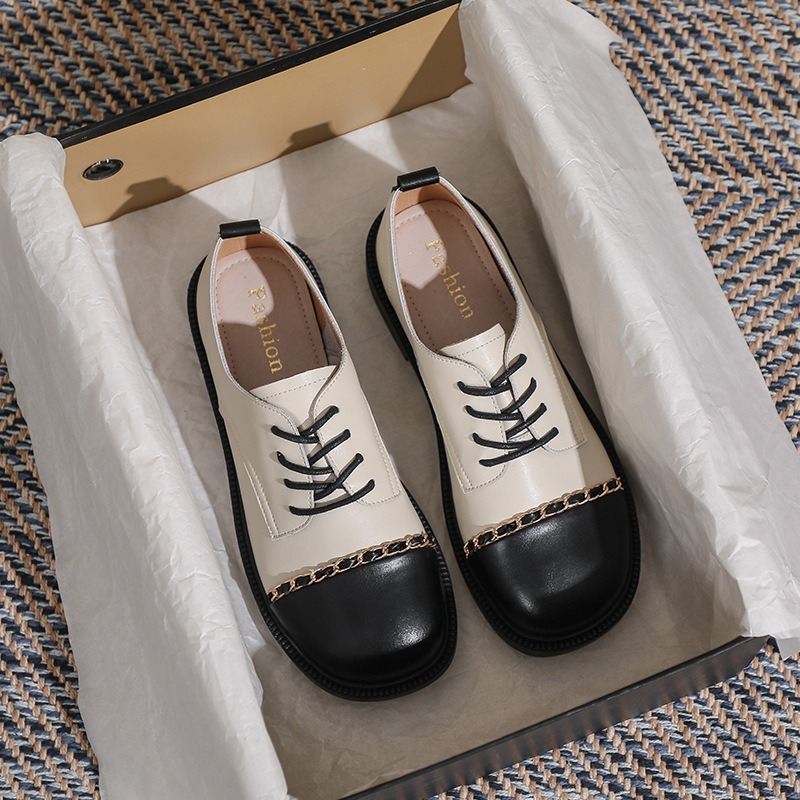 new retro Women's Shoes fashio - Oxford Lace Up Women ulasan dan harga