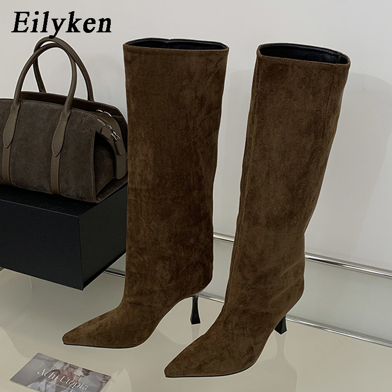 Eilyken Winter Retro Design Po - Knee High Boots Women ulasan dan harga