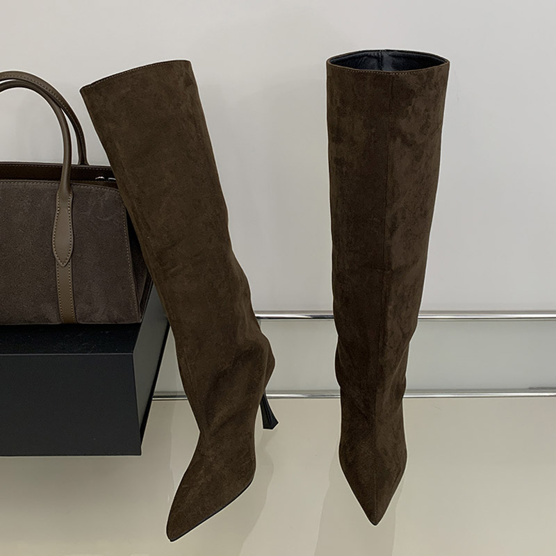 Eilyken Winter Retro Design Po - Knee High Boots Women ulasan dan harga