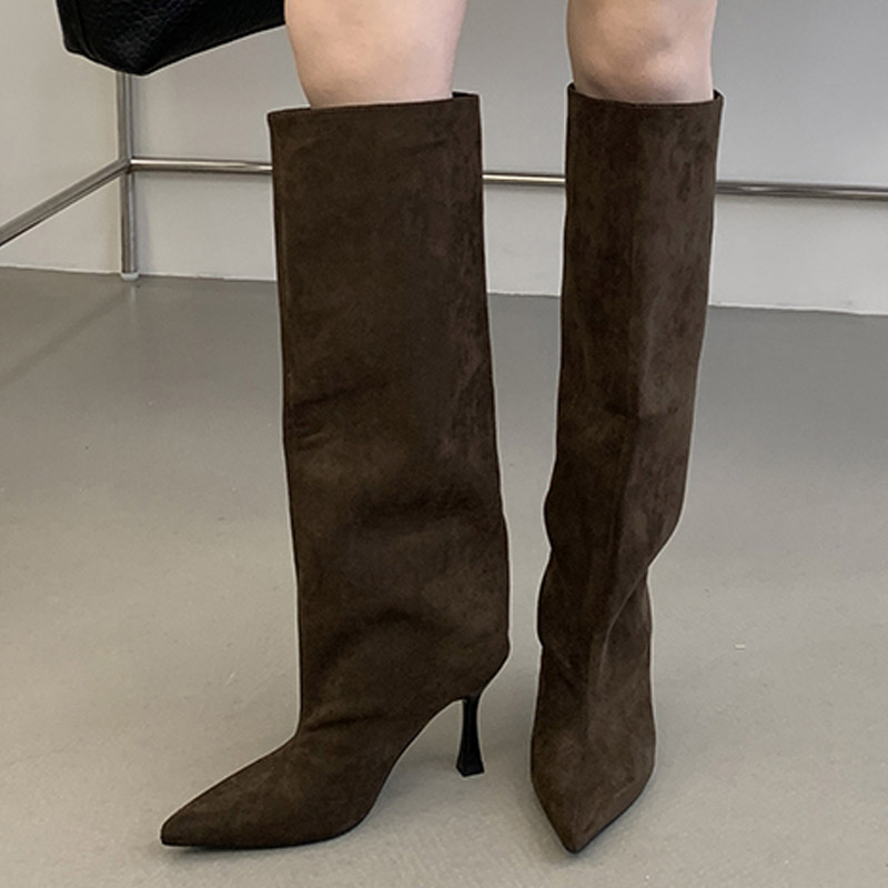 Eilyken Winter Retro Design Po - Knee High Boots Women ulasan dan harga