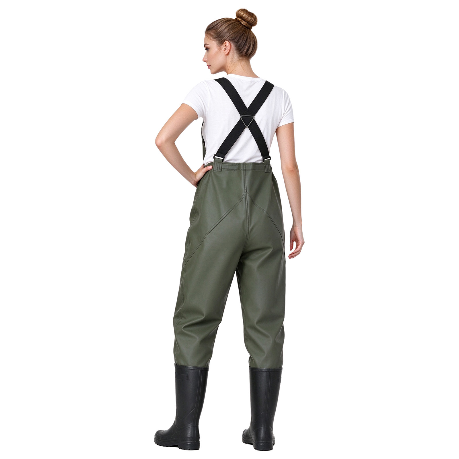 Women Half-body PVC Waders Pan - Women Shoes Xxl ulasan dan harga