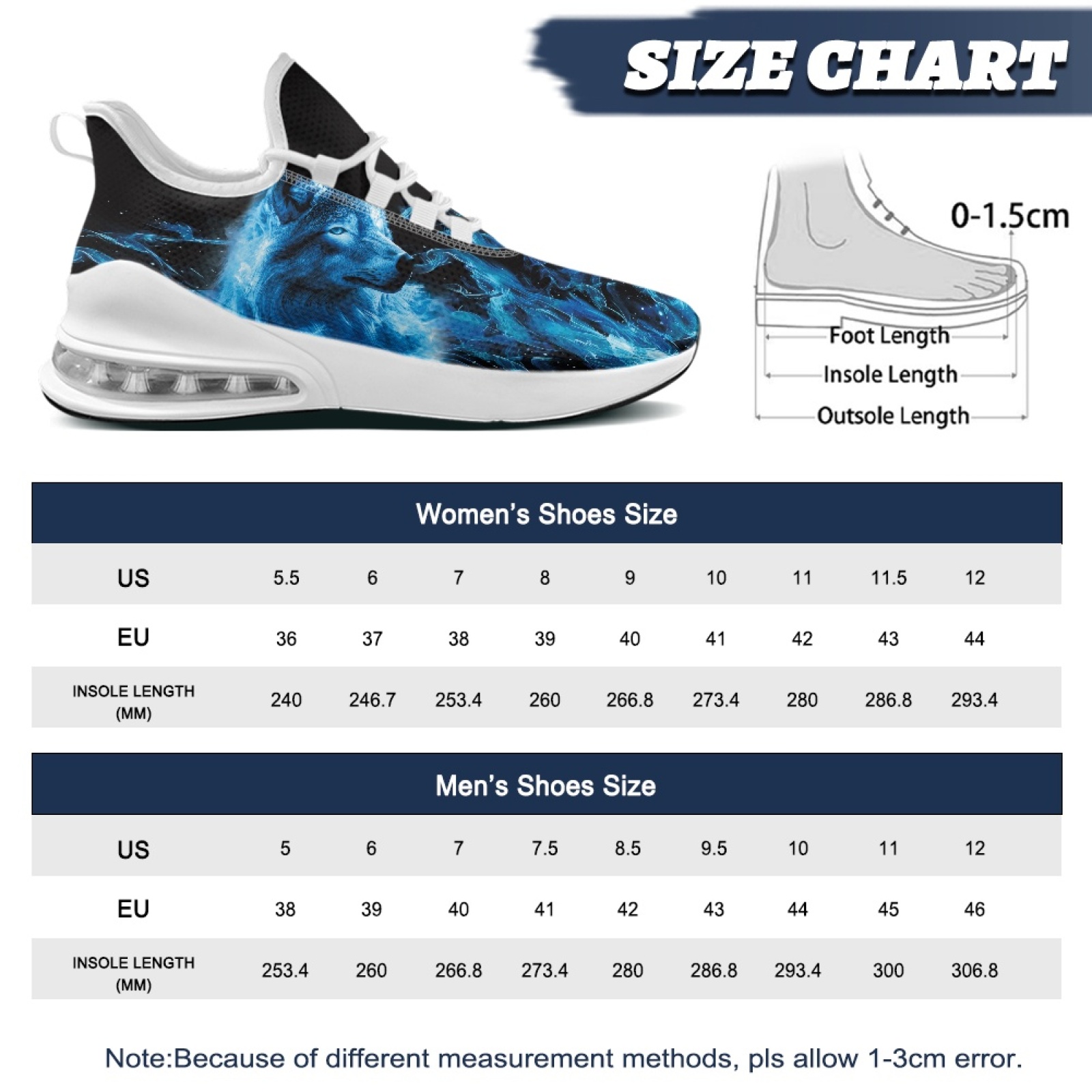 PENSTROLL Blue Flame Wolf Non- - Women Shoes Tennis ulasan dan harga