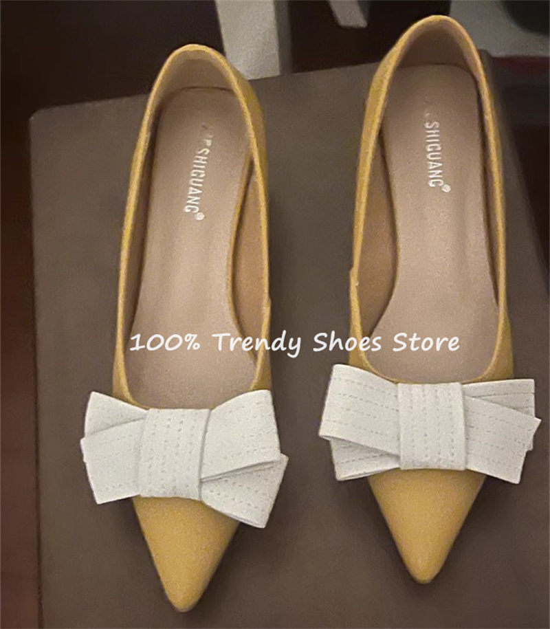 Butterfly Knot Decor Women Sli - Women'S Shoes Quality ulasan dan harga