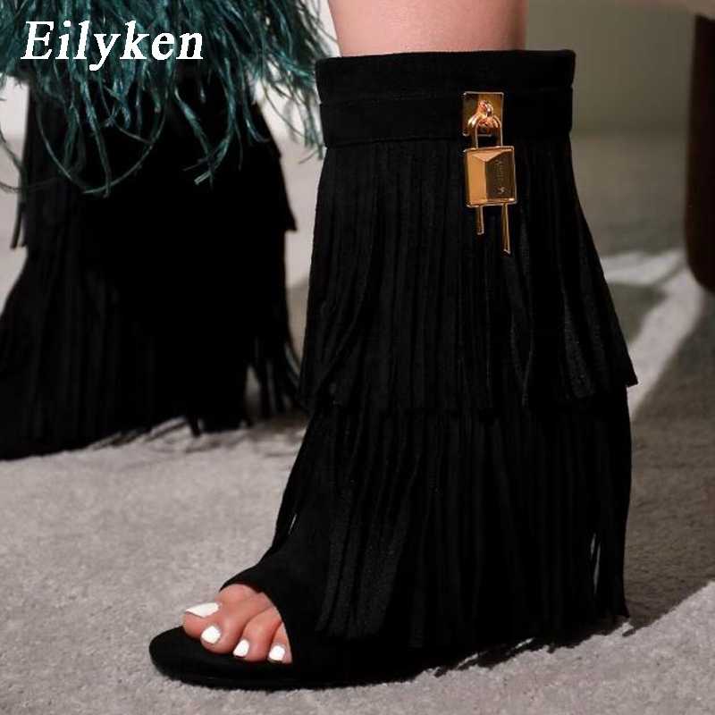 Eilyken Designer Fringe Wedges - Women'S Shoes Quality ulasan dan harga