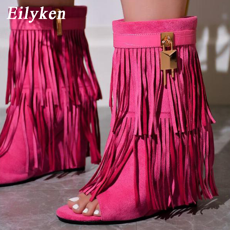 Eilyken Designer Fringe Wedges - Women'S Shoes Quality ulasan dan harga