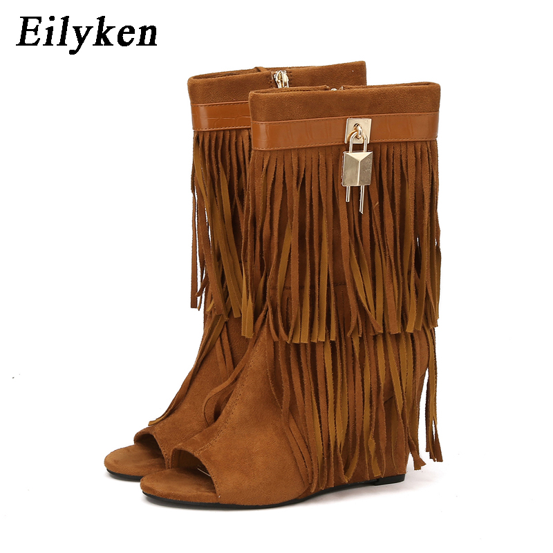 Eilyken Designer Fringe Wedges - Women'S Shoes Quality ulasan dan harga