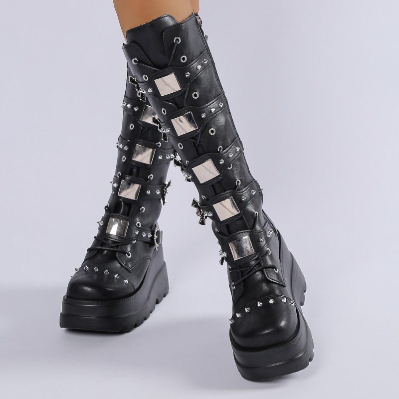 Black Knee High Boots Women St - Knee High Boots Women ulasan dan harga